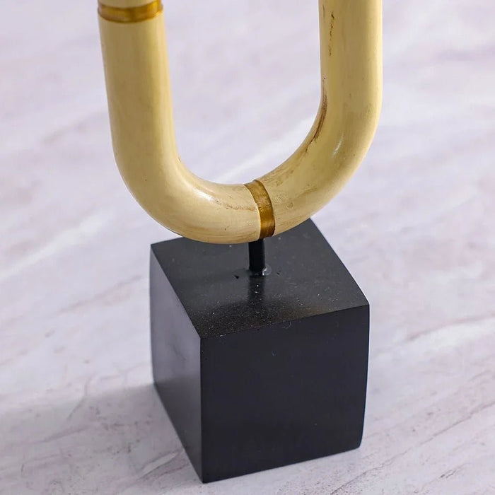 Mirabella Polyresin Table Decor 13X9X33 cm -Beigr