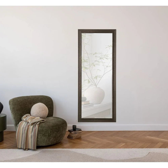 Zenora Wall Mirror 73.2X173.2X2.3Cm Coffee
