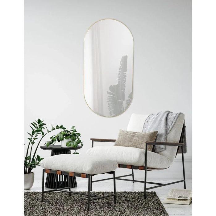 Zenora Wall Mirror 60X120X0.6Cm Gold