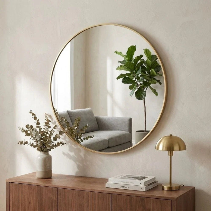 Zenora Wall Mirror 100Cm Gold