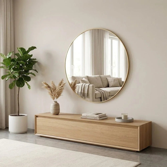 Zenora Wall Mirror 100Cm Gold