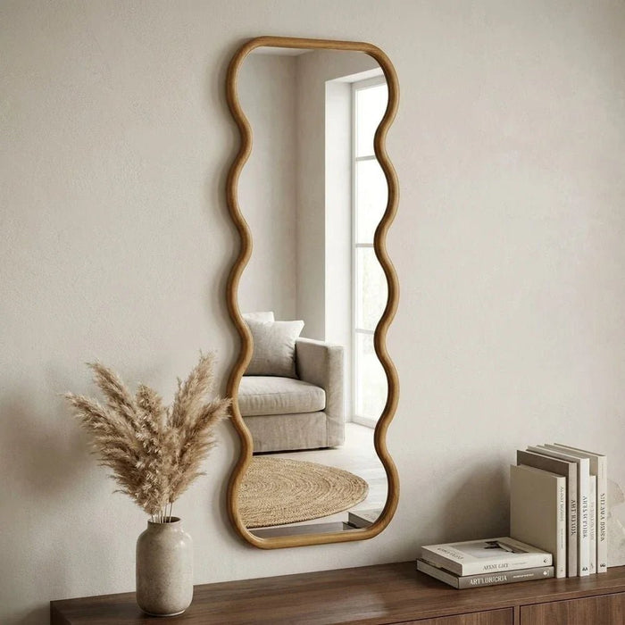 Zenora Wood Wall Mirror 60X170X2.7Cm Oak