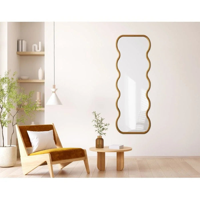 Zenora Wood Wall Mirror 60X170X2.7Cm Oak