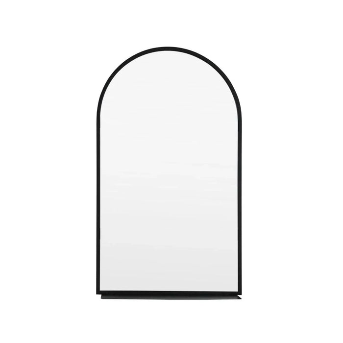 Zenora Metal Wall Mirror With Shelf 72X42.2X2Cm Black