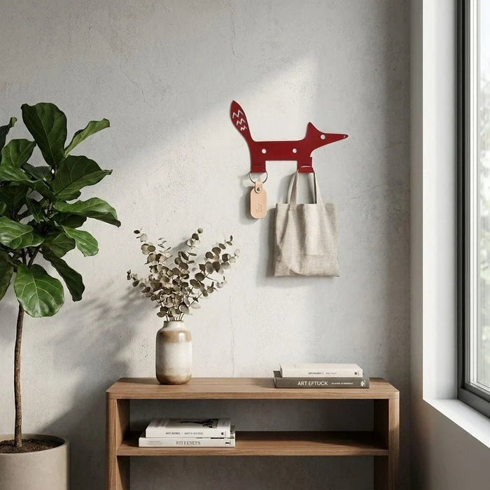 Meow Metal Fox Wall Hook 25x2x15.5Cm