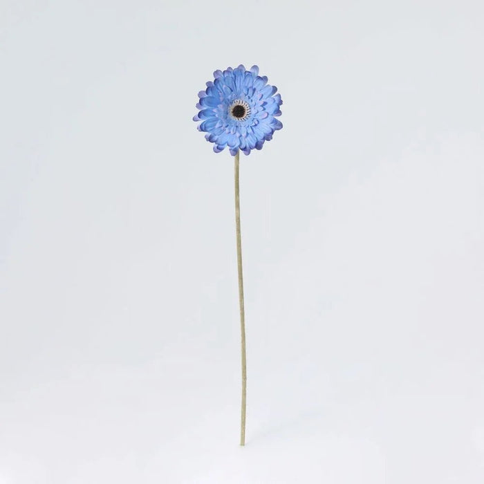 Fernza Gerbera Daisy Single Stem Blue H52Cm