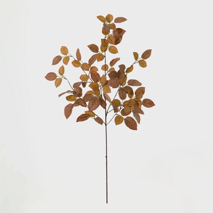 Fernza Autumn Foliage Branch Rusty H65Cm