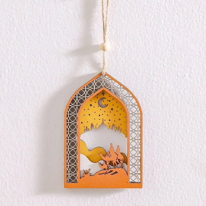 Afreen Wood Desert Moon Hanging D_x008e_cor-8X0.8X12Cm