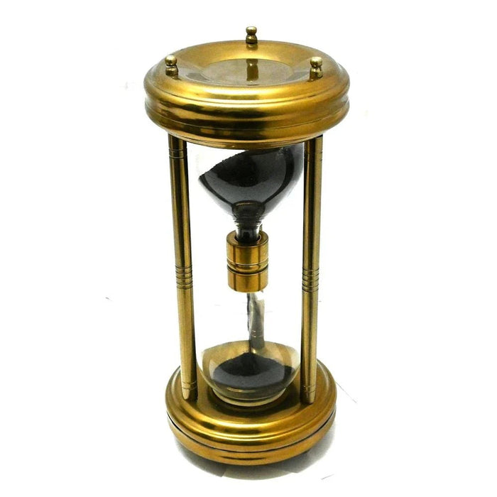Royalus Decorative Hourglass Black Sand 32.5Hcm
