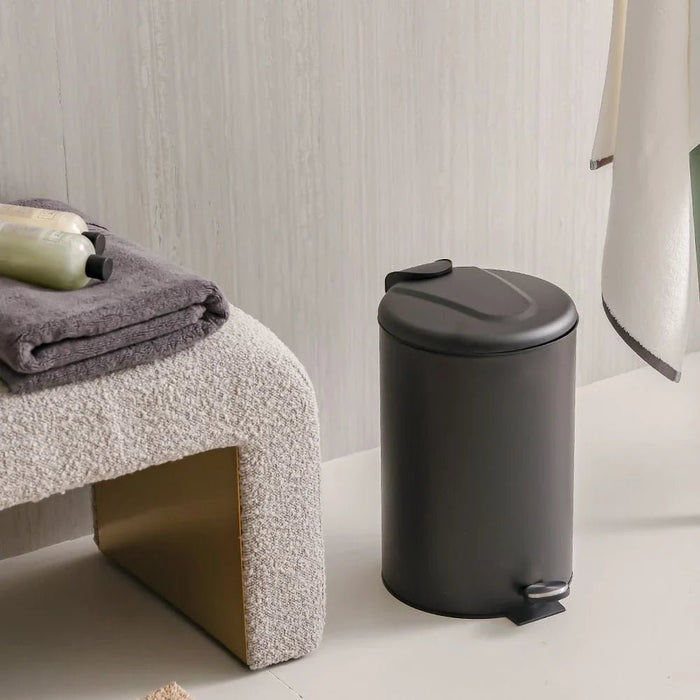 Falcon 12L Pedal Bin Soft Close Iron With Powder Coating 25 X 38.5Cm
