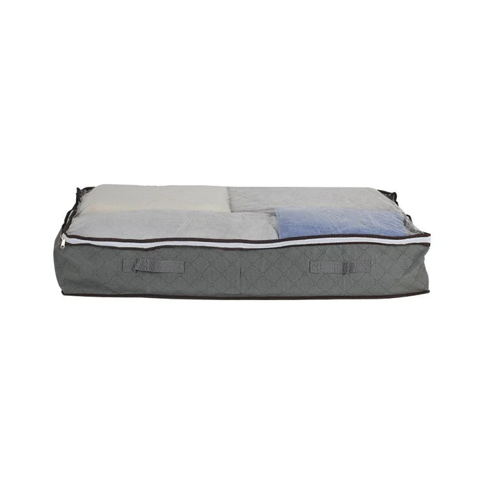 Velora Underbed Fabric Storage Rack 100X50X15 Cm Grey