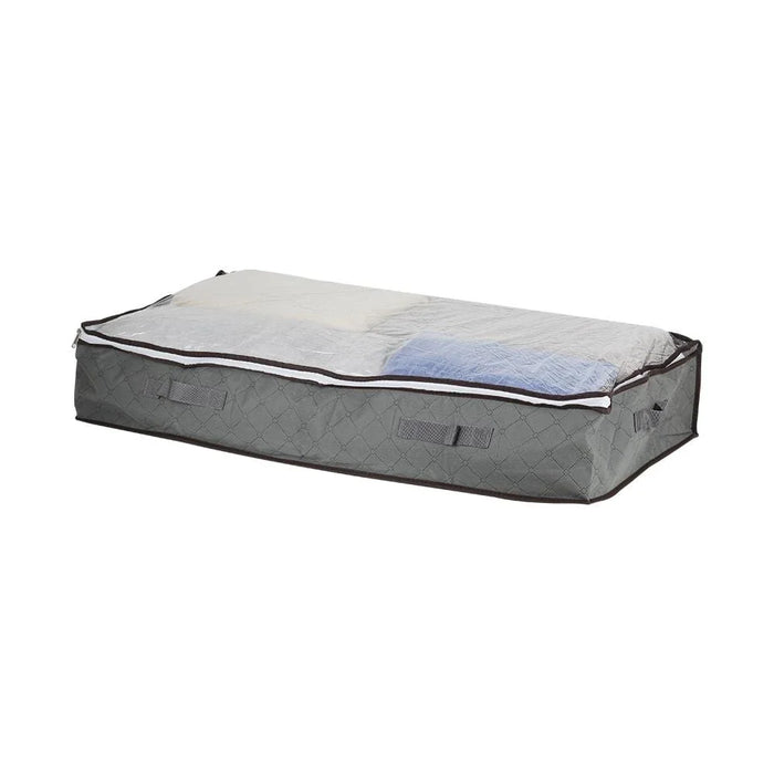 Velora Underbed Fabric Storage Rack 100X50X15 Cm Grey