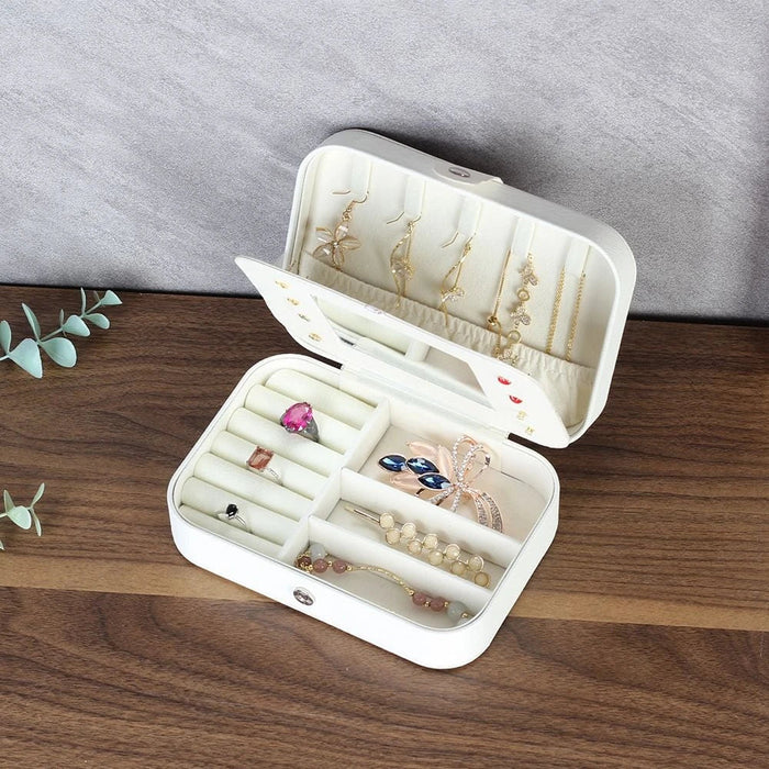 Velora Jewelry Organizer L 16 X 11 X 5 Cm White