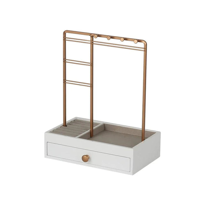 Velora Jewelry Organizer With Drawer 21 X 12.5 X 26 Cm White