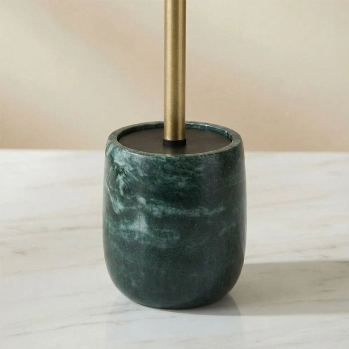 Velora Resin Toilet Brush With Holder 10.4 X 36.5 Cm Dark Green