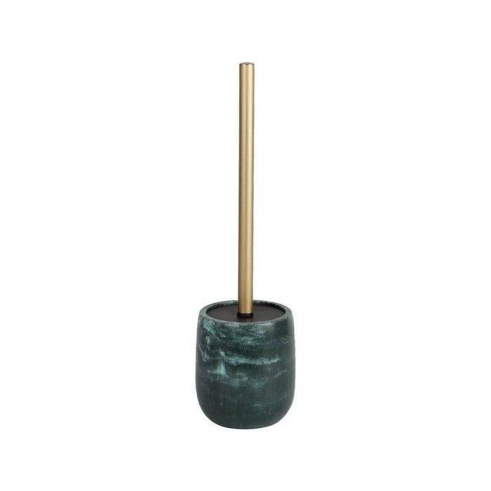 Velora Resin Toilet Brush With Holder 10.4 X 36.5 Cm Dark Green