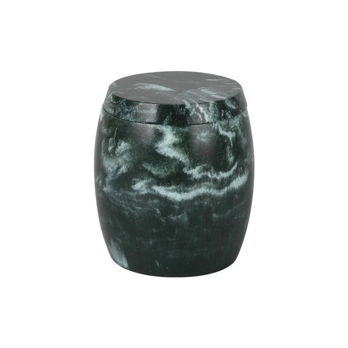 Velora Resin Cotton Jar 10.8 X 8Cm Dark Green