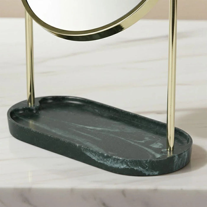 Velora Mirror With Resin Tray 23 X 8.2 X 27.5 Cm Dark Green