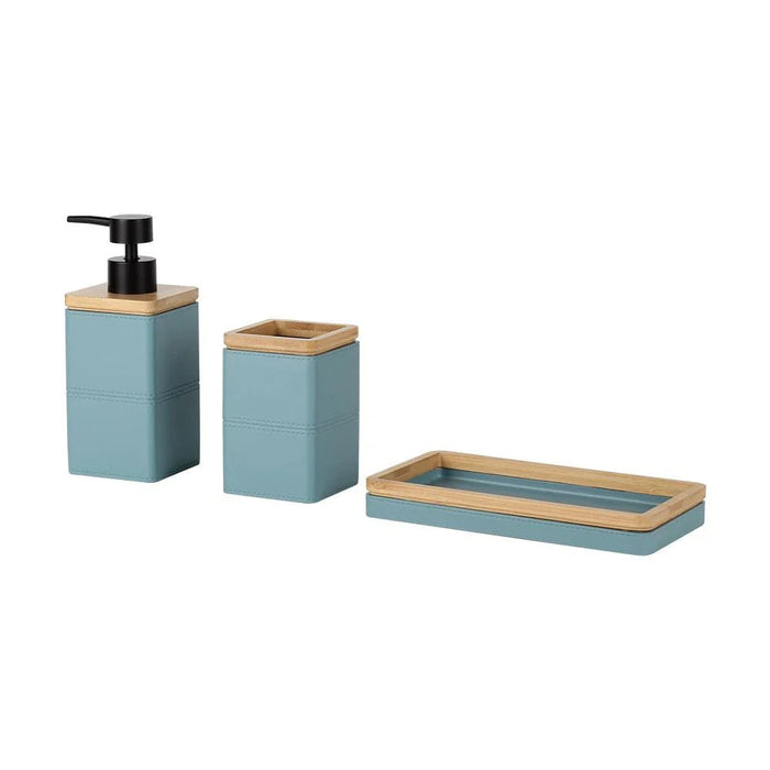 Velora Bath Set 7.2 X 7.2 X 12.5/17.5 Cm Pastel Blue