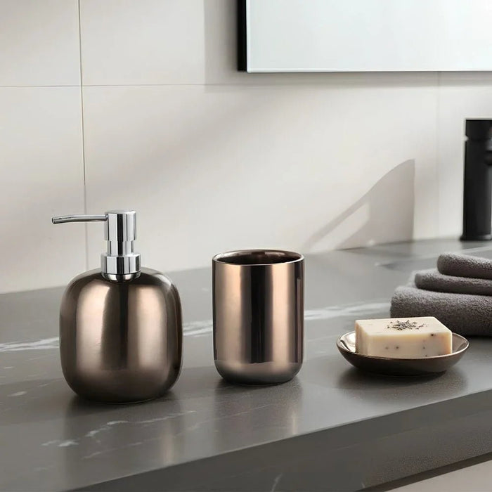 Velora Bath Set 10 X 10 X 16 Cm Copper