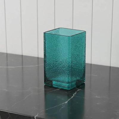 Velora Glass Tumbler 7.5 X 7.5 X 10.2 Cm Turquoise