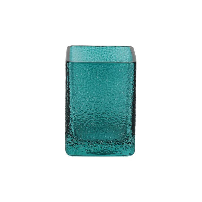 Velora Glass Tumbler 7.5 X 7.5 X 10.2 Cm Turquoise
