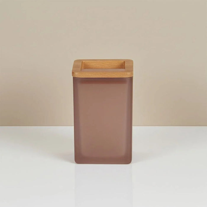 Velora Glass Tumbler 6.7 X 6.7 X 10.9 Cm Mocha Brown