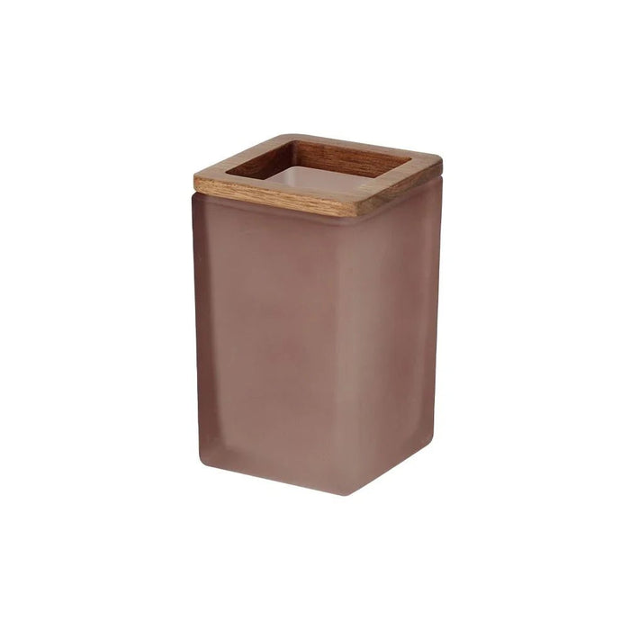 Velora Glass Tumbler 6.7 X 6.7 X 10.9 Cm Mocha Brown