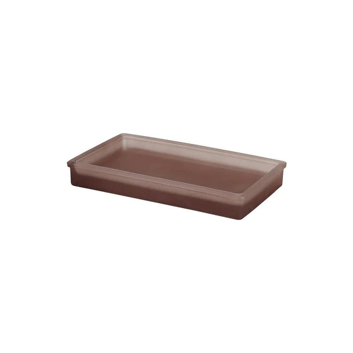 Velora Glass Tray 23.5 X 13.5 X 3 Cm Mocha Brown