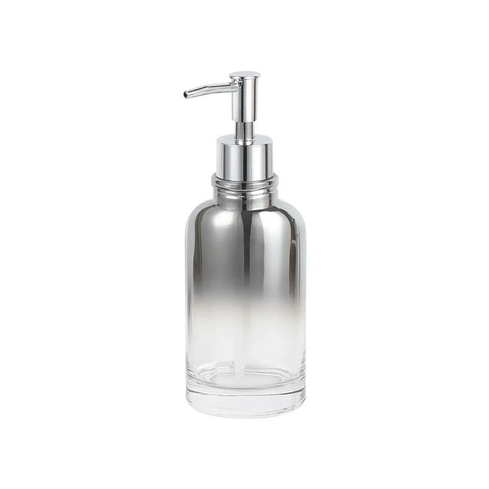 Velora Glass Bath Set 7.1 X 20 Cm Silver