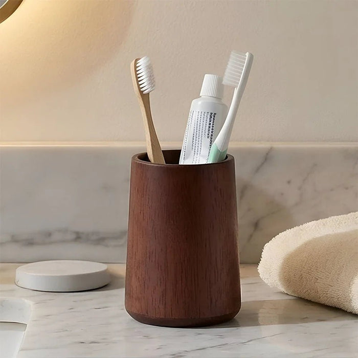 Velora Wooden Tumbler 7.8 X 10.5 Cm Oak Brown