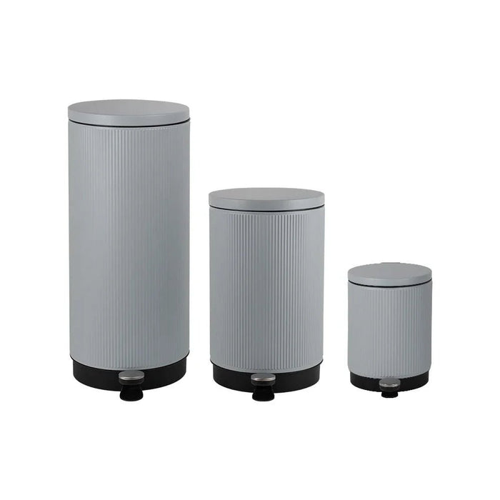 Velora 5L Soft Close Dustbin 20.5 X 28.6 X 27.4Cm Grey