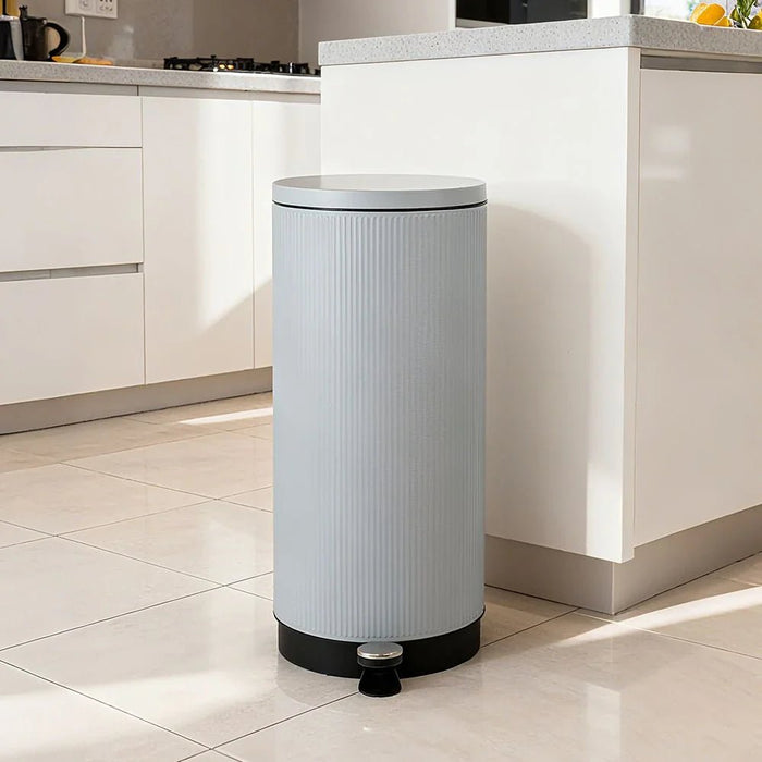 Velora 30L Soft-Close Dustbin 29 X 38.5 X 69.5Cm Grey