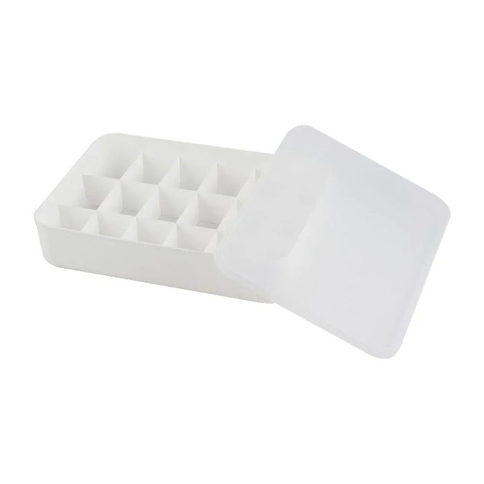Magnus Plastic Organizer With Lid White 36.5X26.5X8.5Cm