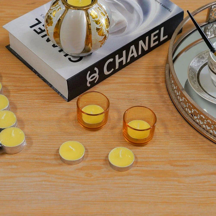 Amara 50 Pc Scented T Light Candle Lemon Grass