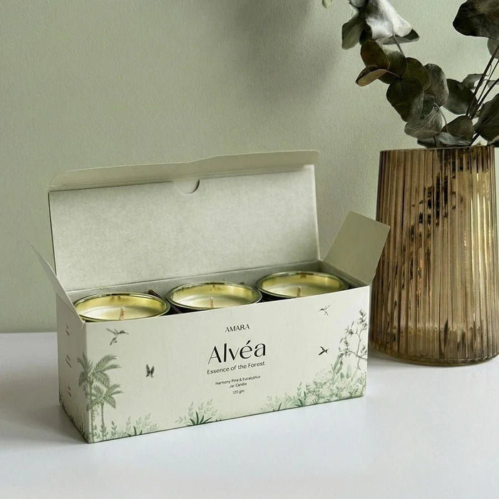 Alvea (120G) Harmony Pine & Eucalyptus Jar Candle