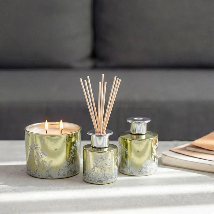 Alvea Harmony Pine & Eucalyptus Gift Set (Jar Candle- 220G, Reed Diffuser- 100Ml)