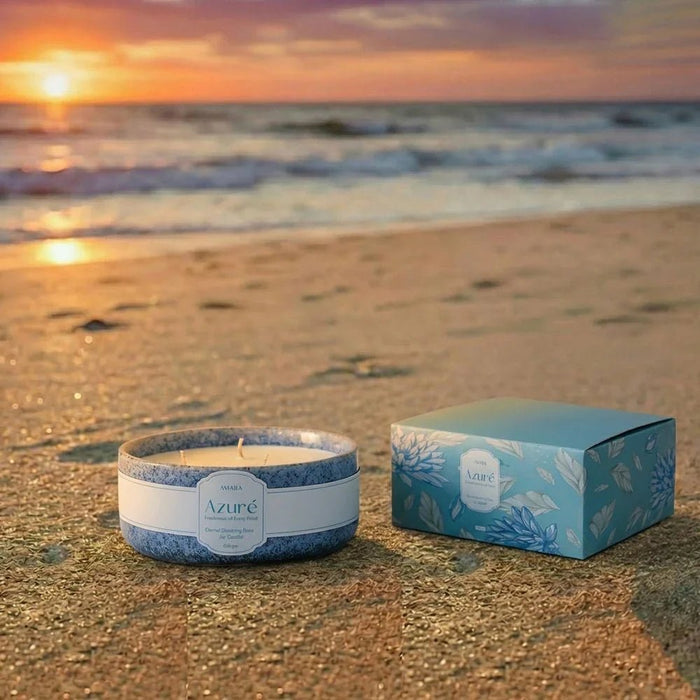Azure (620G) Eternal Blooming Rose Jar Candle