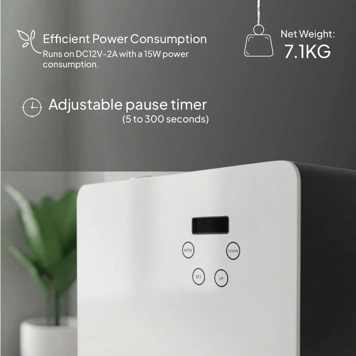 Industrial Aroma Diffuser White,5000m3 coverage,500ml Oil Capacity,34.5X13.6X35.2cm DQ5000