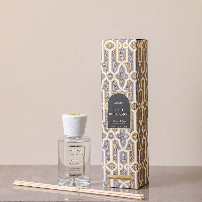 (22O Ml) Oud Bergamot Reed Diffuser