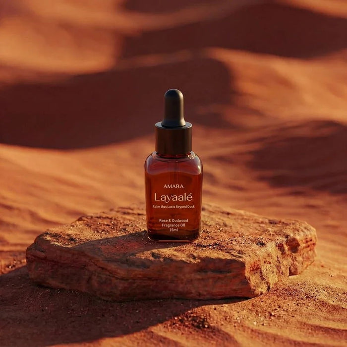 Layaale (15Ml) Rose & Oudwood Fragrance Oil