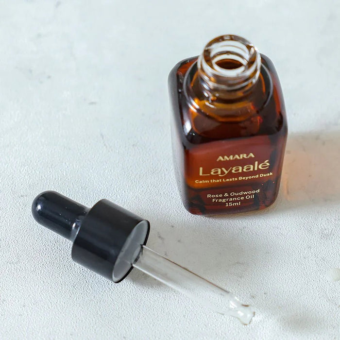 Layaale (15Ml) Rose & Oudwood Fragrance Oil
