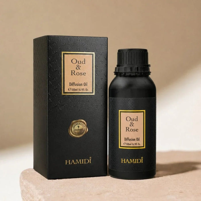 Hamidi Oud & Rose Diffuser Oil 500Ml