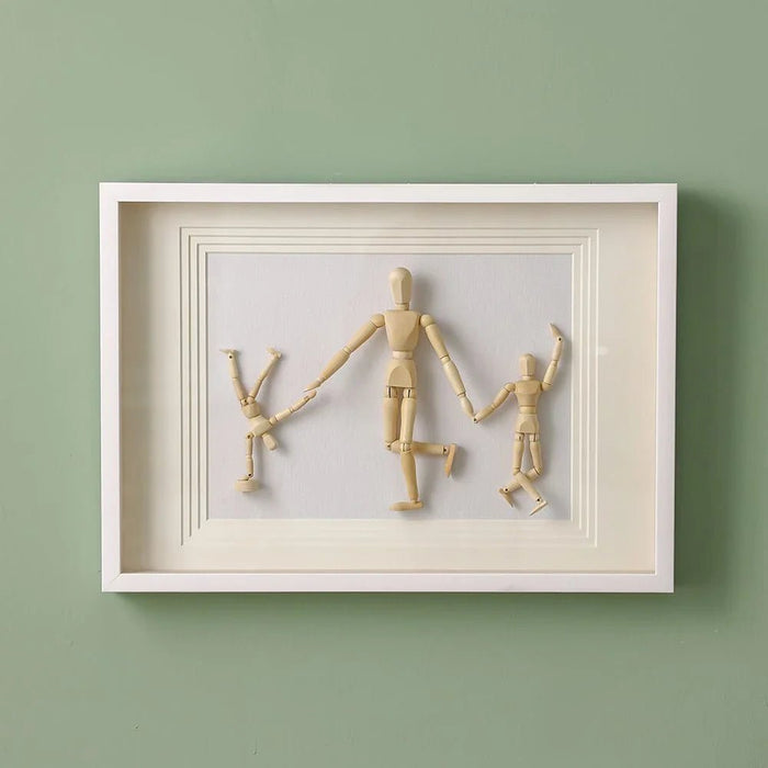 Skia Glass & PP Andy Family Shadow Boxes 70x50x60Cm