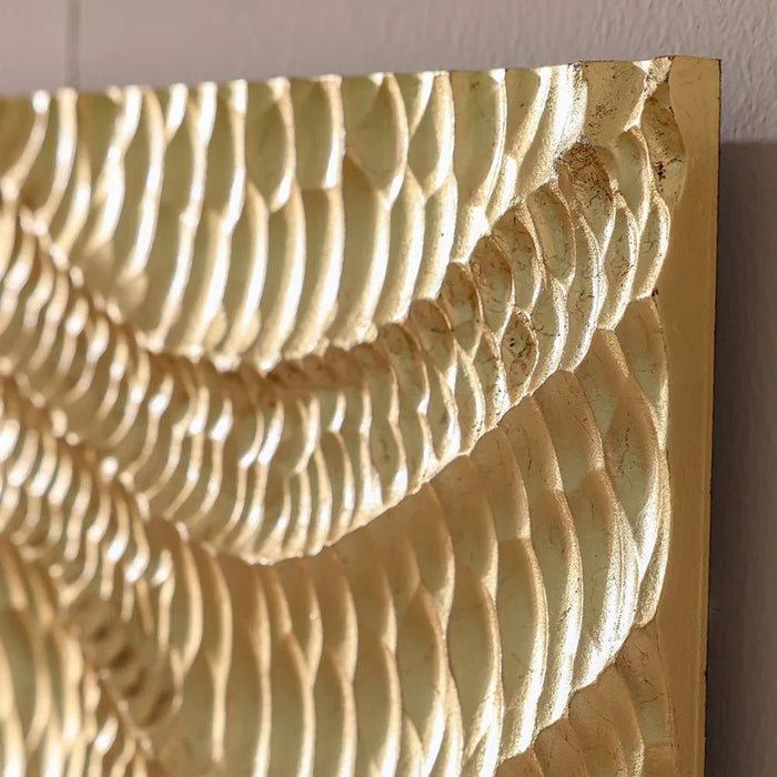 Skia Glass & PP Golden Desert Shadow Boxes 50x70x25Cm