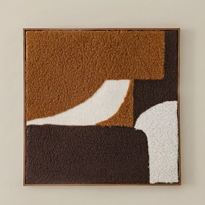 Marrakech Veil Wool Wall Art 80X80Cm