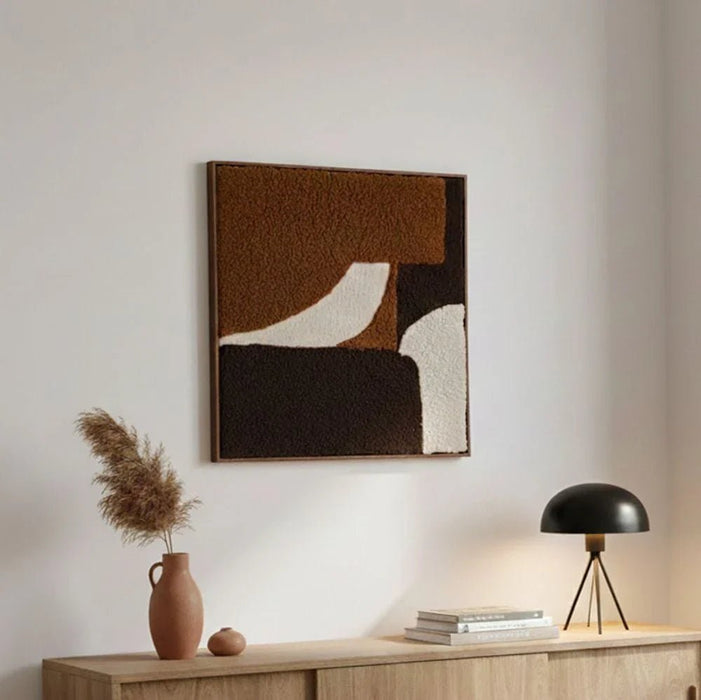 Marrakech Veil Wool Wall Art 80X80Cm