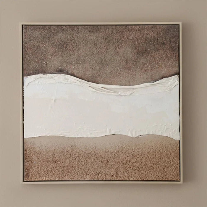Marrakech Sahara Handpainted Wall Art 80X80Cm