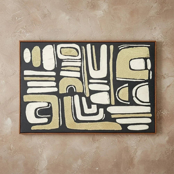 Marrakech Arcane Handpainted Wall Art 80X120Cm
