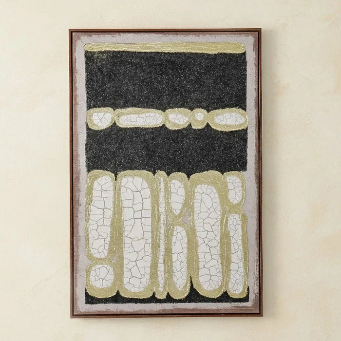 Marrakech Trace Handpainted Wall Art 80X120Cm
